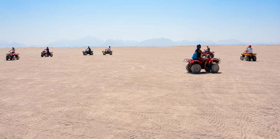 Hurghada: Morning Quad Bike Tour, Camel Ride and Transfer - Two hours across plains, valleys, and dunes