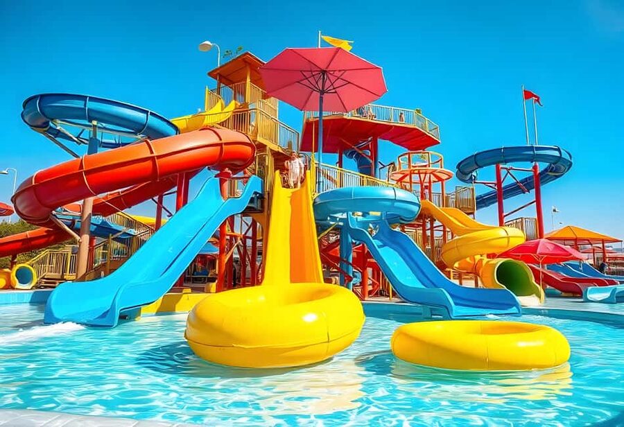 Hurghada: Neverland Aqua Park with Transfers (Optional) - Thirty-five slides, with a warning about availability