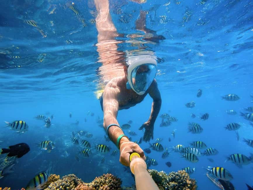 Hurghada: Orange Bay Day Trip with Water Sports and Lunch - From Hurghada hotel to Public Beach Number 9