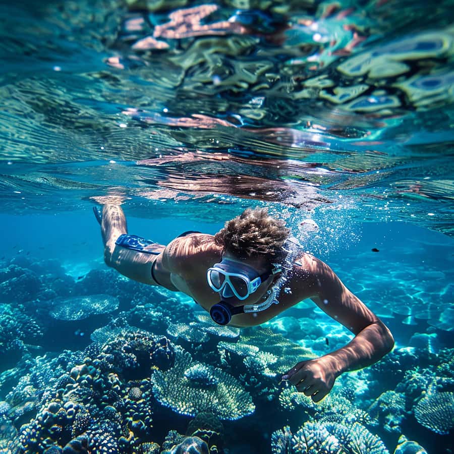 Hurghada: Orange Bay Island Boat Trip w/ Breakfast and Lunch - Key points at a glance