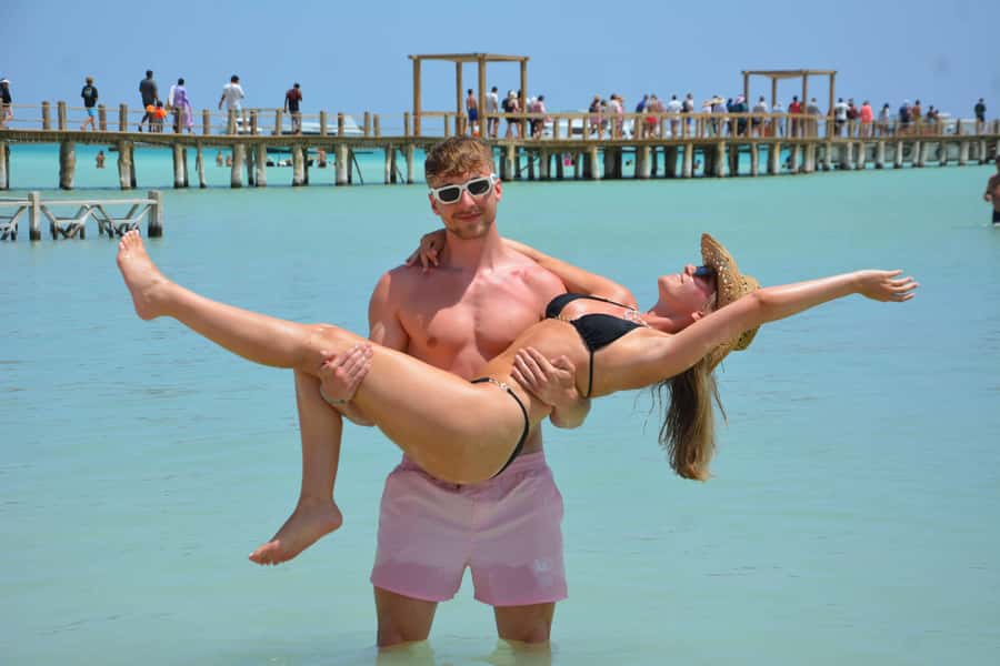 Hurghada: Orange Bay Island Boat Trip w/ Breakfast and Lunch - A full day on the Red Sea for $34