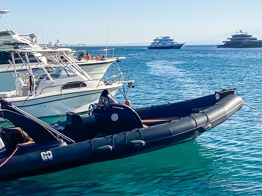 Hurghada: Orange Bay & Magawish Island Speedboat with Lunch - The speedboat ride across the Red Sea