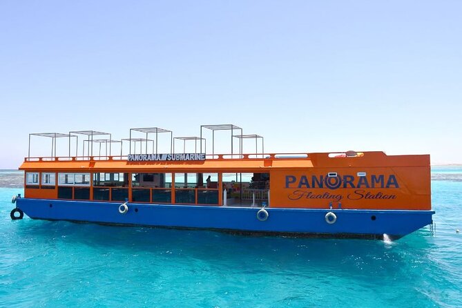 Hurghada Panorama Submarine Boat Trip with Snorkel and Drinks - Looking through the underwater windows
