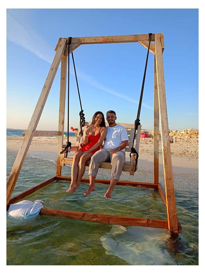 Hurghada: Private Speedboat to Orange Bay and White Island - The optional five-minute flight over the water