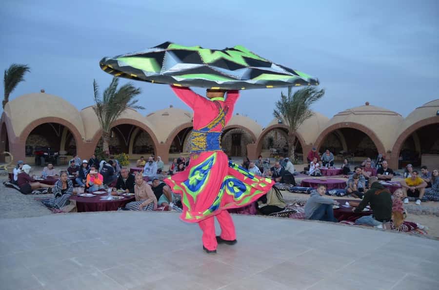 Hurghada: Quad and Buggy Safari with Dinner and Show - From your hotel to the Hurghada desert