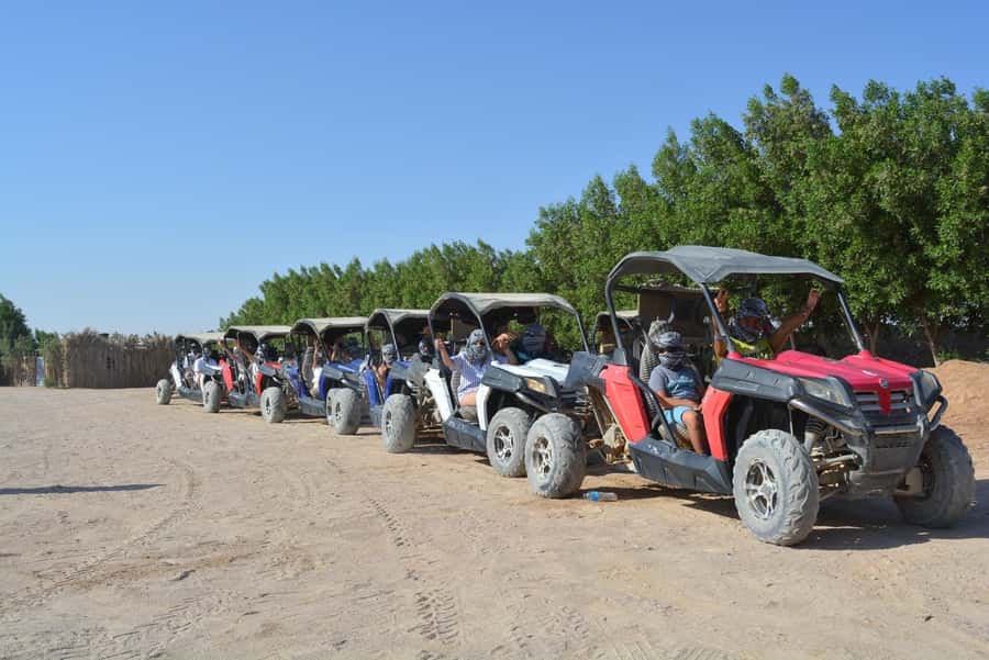 Hurghada: Quad Bike, Buggy, Jeep Safari, Camel Ride & Dinner - Camel riding and the desert setting
