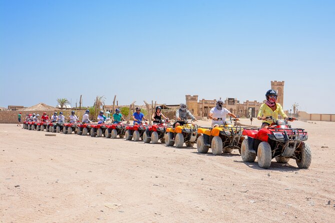 Hurghada Quad Bike Experience - From Your Hotel to Safari Sahara Hurghada