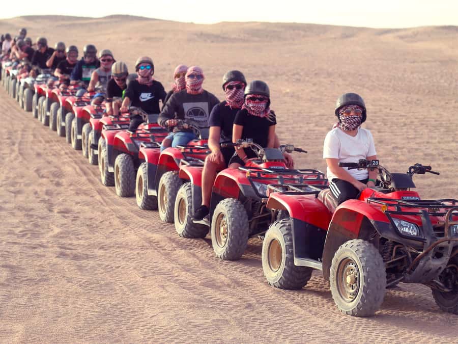 Hurghada: Quad Bike Tour of the Desert and Red Sea - The quad base: briefing, equipment, and the first test