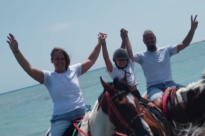 Hurghada: Red Sea & Desert Horse Riding Tour with Swimming - Riding through the Hurghada desert