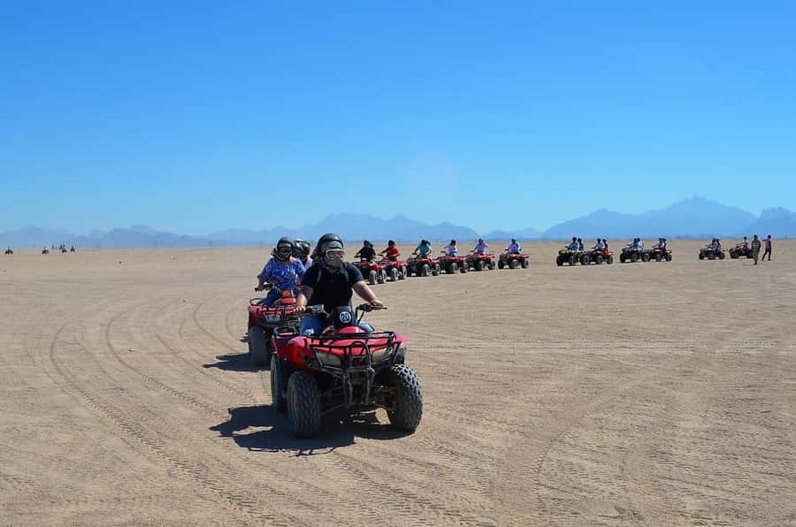 Hurghada: Red Sea Desert Quad Biking Tour & Sand Mountain - The Guides Make the Difference