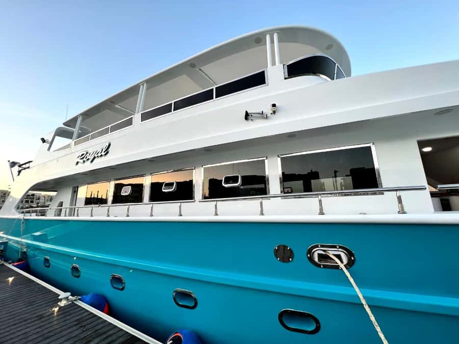 Hurghada: Royal Orange Bay with Massage, Snorkeling & Lunch - Buffet lunch on board after the water