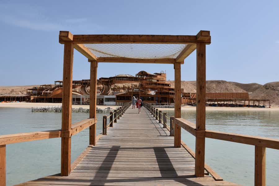 Hurghada: Royal Orange Bay with Massage, Snorkeling & Lunch - Second snorkeling stop at Jazīrat Abū Rimāthī