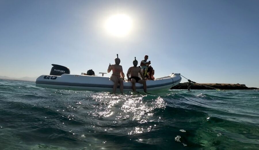 Hurghada: Safari ATV Quad & Speedboat to Orange bay island - From your hotel to the Egyptian desert