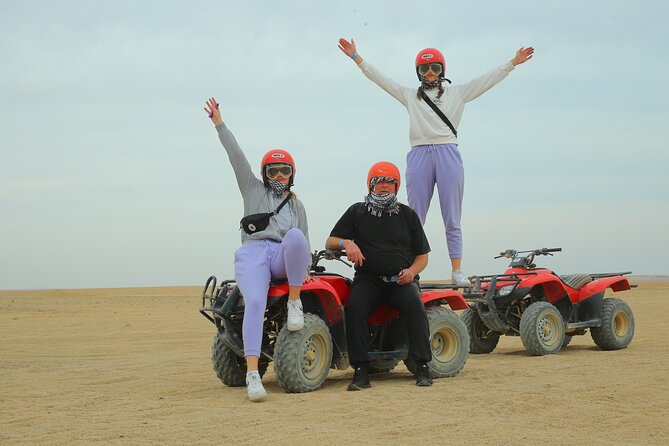 Hurghada Safari Quad and Camel Ride with Night Show and Dinner - Hotel pickup begins the afternoon