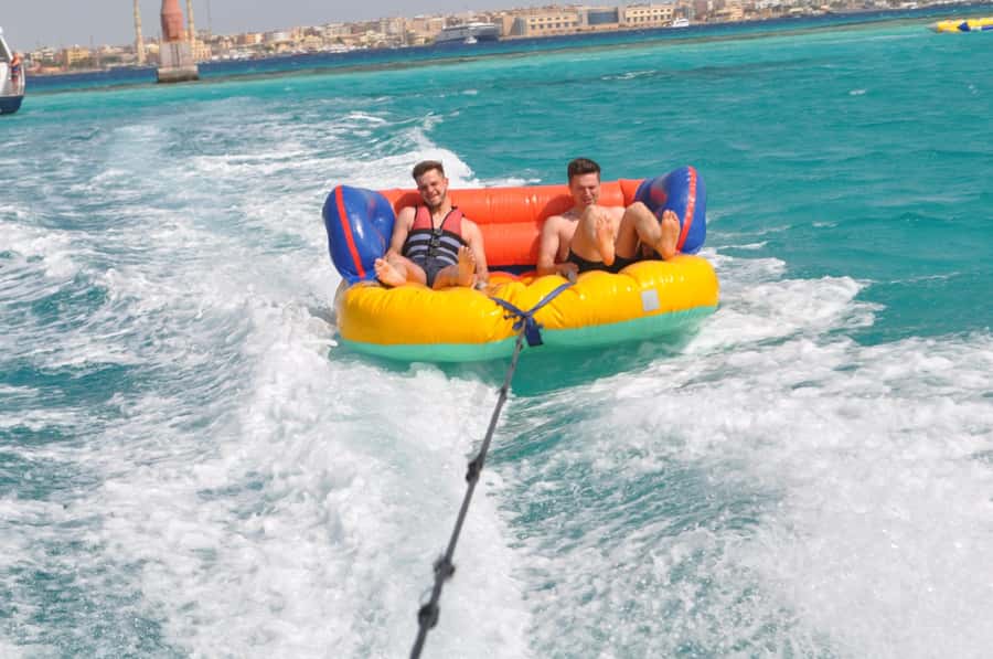 Hurghada: Snorkeling 6 x 1 to Orange Bay w Diving & Massage - A first scuba session with close instructor support