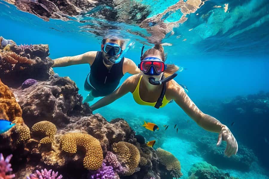 Hurghada: Snorkelling Trip by Speedboat with Hotel Pickup - Magawish Island and the first coral stop