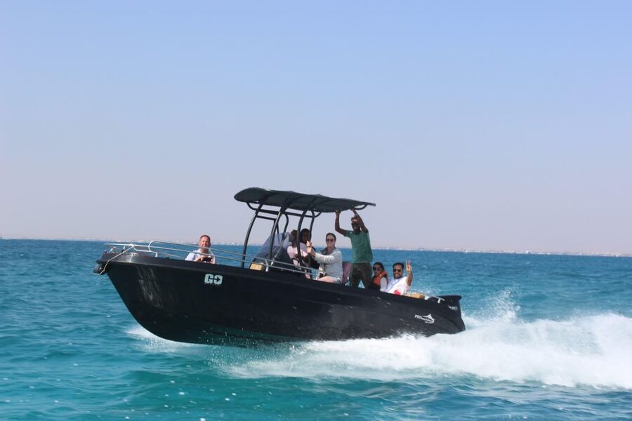 Hurghada: Speedboat Parasailing Adventures & Hotel Pick up - The harbor briefing and speedboat ride