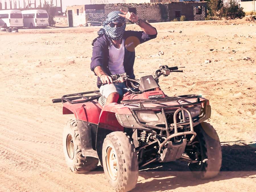 Hurghada: Sunrise Quad Bike, Camel and Oriental Breakfast - Setting out before sunrise from Hurghada