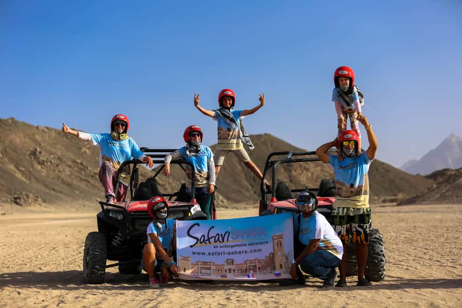 Hurghada: Sunset Desert Safari by Dune Buggy - Dinner, entertainment, and the return journey