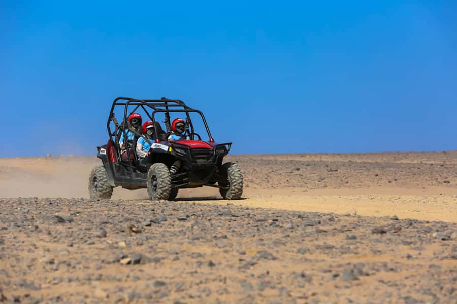 Hurghada: Sunset Desert Safari by Dune Buggy - Getting ready at the off-road base
