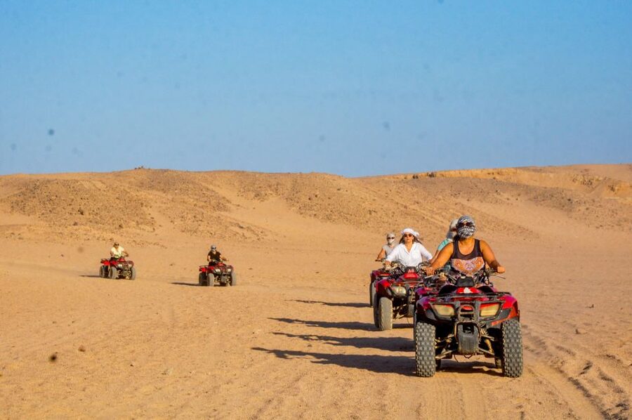 Hurghada: Sunset Quad Bike, Camel w/ Opt Stargazing and BBQ - Sunset, camels, and the photo stop
