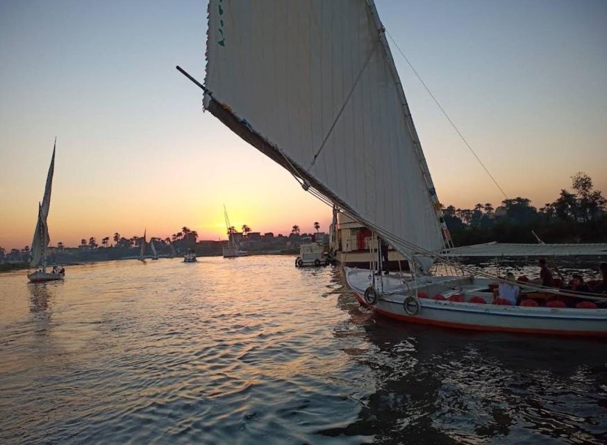 Luxor: Nile River Private Sunset Felucca Ride - Sunset views, photographs, and the changing light