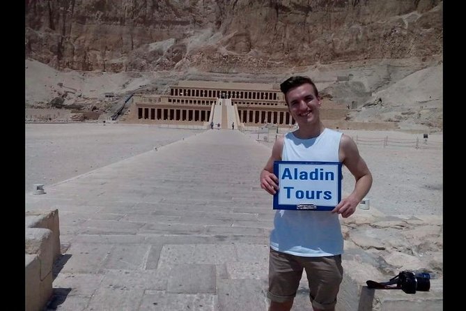 Luxor's East & West Bank Highlights Tour - The Colossi of Memnon: a quick stop with a big presence