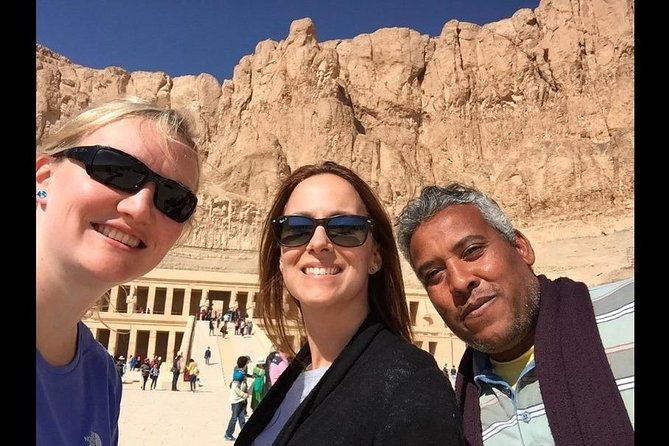 Luxor's East & West Bank Highlights Tour - Hatshepsut Temple and the cliff above Deir el Bahari
