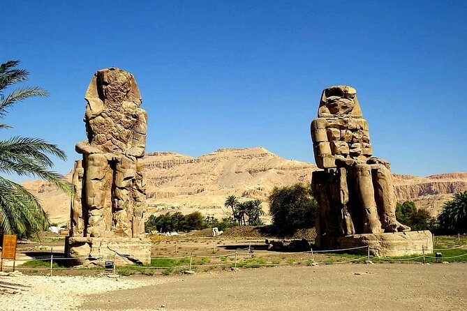 Luxor Valley of the Kings from Hurghada - Hatshepsut’s temple beneath the Deir el Bahari cliffs
