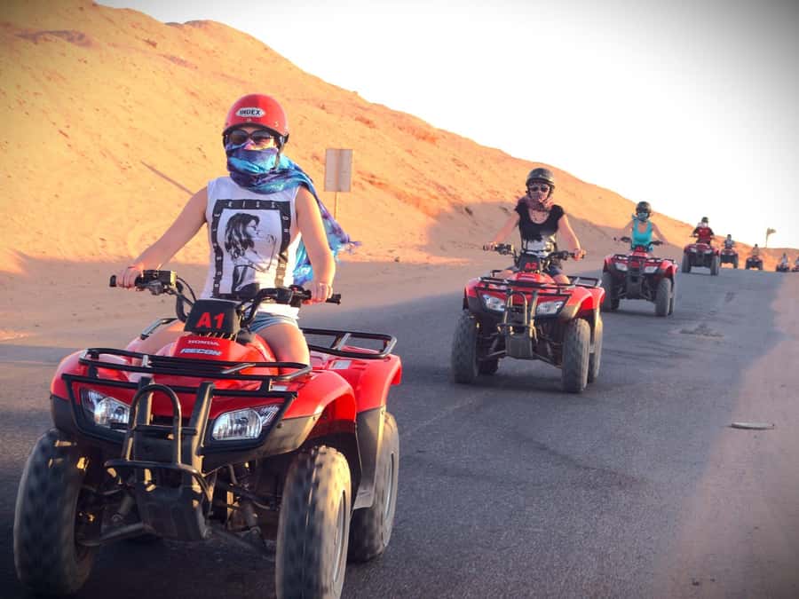 Makadi Bay: 2H Quad Bike, Camel, Stargazing, Dinner & Show - Two hours across the Red Sea desert