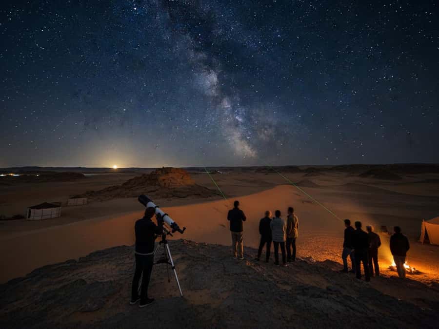 Makadi Bay: 2H Quad Bike, Camel, Stargazing, Dinner & Show - Hotel pickup and the ride to the desert