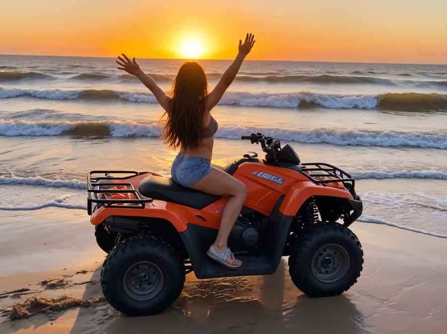 Makadi Bay: ATV, Sea View, Camel, Stargazing, Dinner & Show - The safety briefing and first test