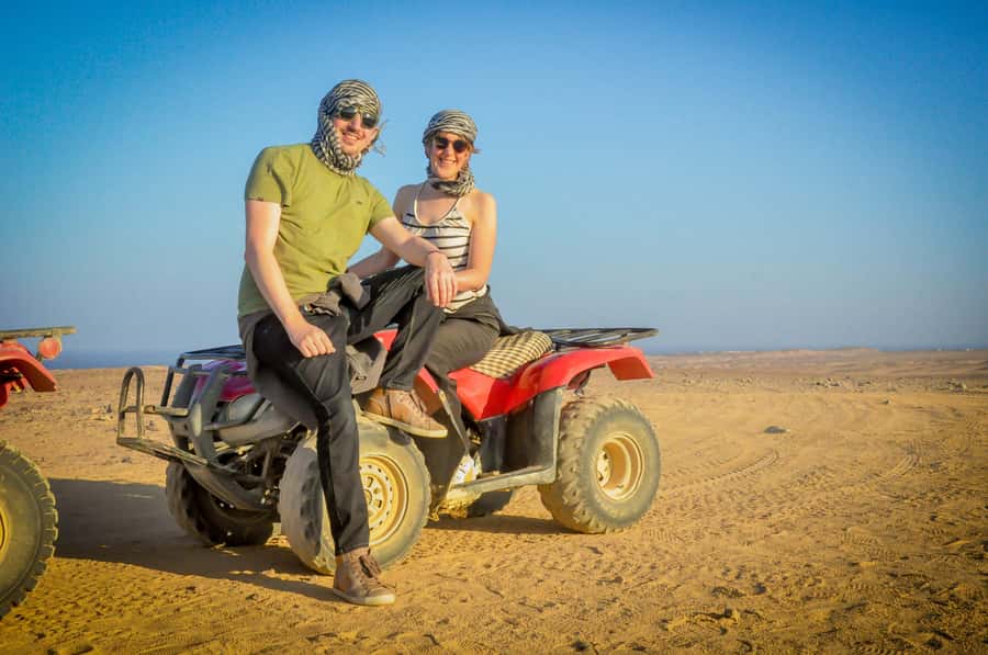 Makadi Bay: ATV, Sea View, Camel, Stargazing, Dinner & Show - Two hours across sand, rock, and open desert