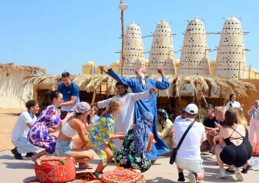 Makadi Bay: BADU Luxury Bedouin Dinner Experience & Stargaze - Sunset, dunes, and a short camel ride