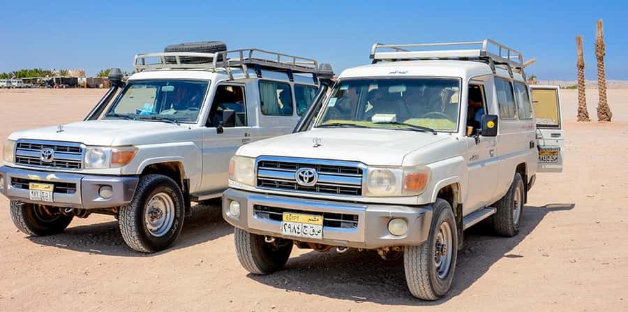 Makadi Bay: Mega Tour Jeep, ATV, Buggy, Camel, Dinner & Show - A camel ride at the Bedouin village