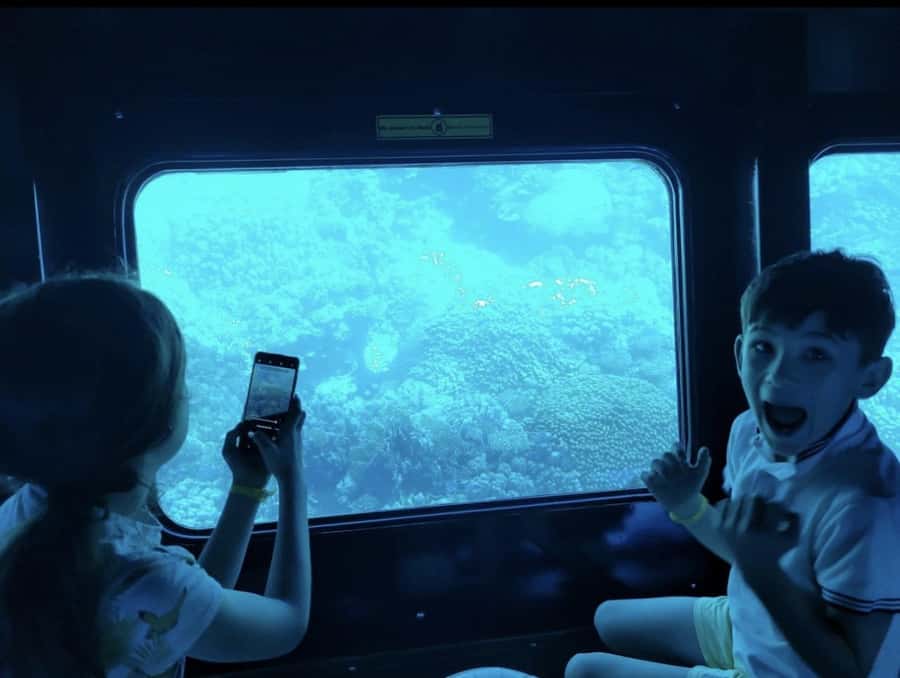 Makadi Bay: Royal Seascope Submarine Cruise & Snorkel stop - The short cruise across Makadi Bay
