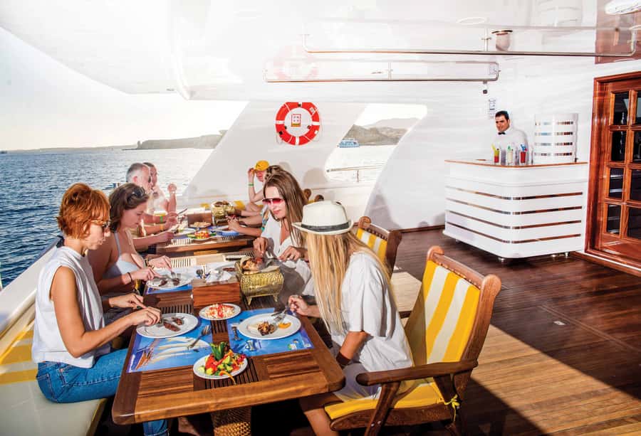 Marsa Alam: Elite vip Turtle bay snorkeling with BBQ Lunch - Boarding a four-level Elite VIP boat
