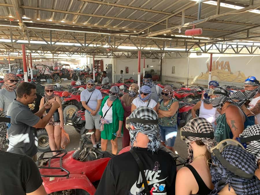 Morning Trip: Desert Safari Riding a Speed Quad Bike, Pickup - Key points before you book