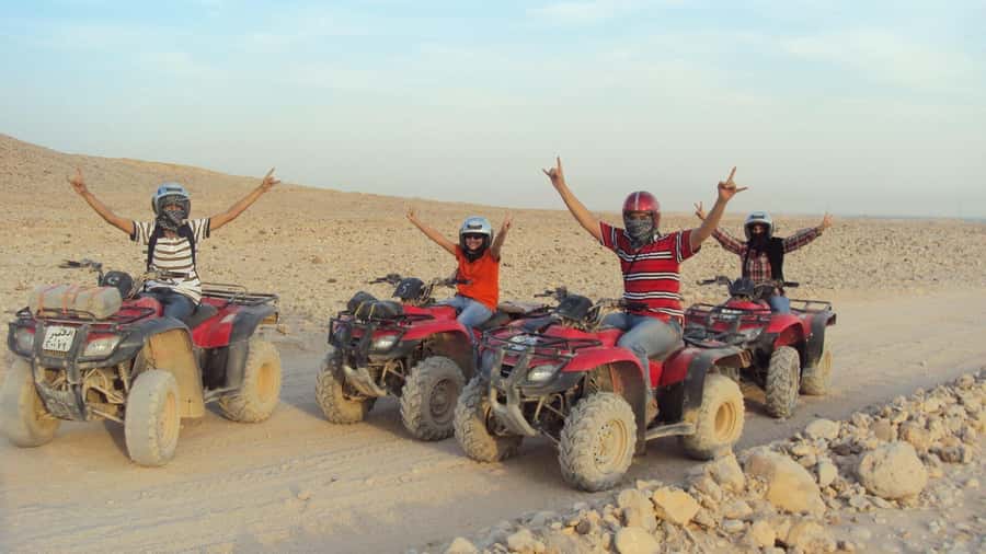 Morning Trip: Desert Safari Riding a Speed Quad Bike, Pickup - Leaving Hurghada for the Eastern Sahara