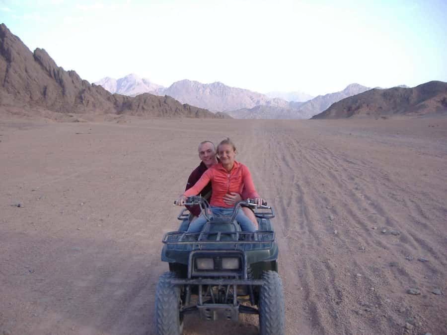 Morning Trip: Desert Safari Riding a Speed Quad Bike, Pickup - Riding 25 kilometers across the sand