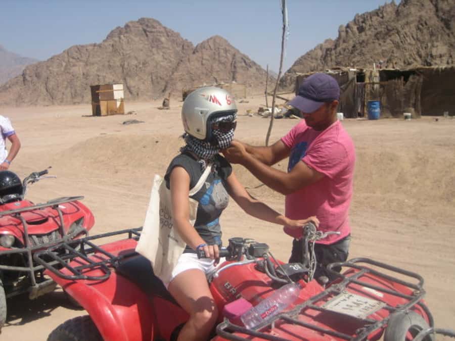 Morning Trip: Desert Safari Riding a Speed Quad Bike, Pickup - Heat, fitness, and age limits