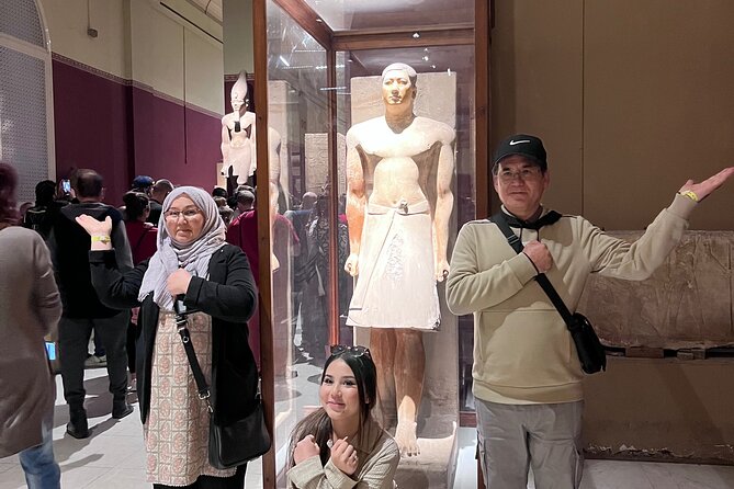 New Grand Egyptian museum half day tour (GEM museum) - Entering through the gate and seeing the obelisk