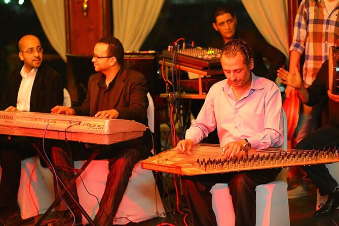 Nile Maxim Dinner Cruise In Cairo - Tannura and Belly Dancer-Oriental Show show - What happens from hotel pickup to the boat