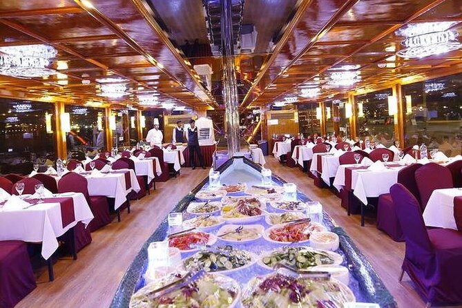 Nile River Dinner Cruise on a Yacht with Open Buffet - Dinner buffet: plenty of choice, uneven execution