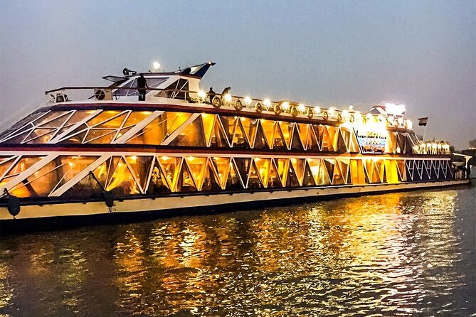 Nile River Dinner Cruise on a Yacht with Open Buffet - Tanoura, belly dance, and live singing