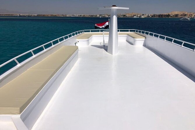 Orange Bay Island Deluxe Snorkeling, Water Sports from Hurghada - Buffet lunch and drinks back on board
