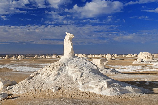Overnight Camping At White Desert And Bahariya Oasis - Old White Desert formations shaped like mushrooms
