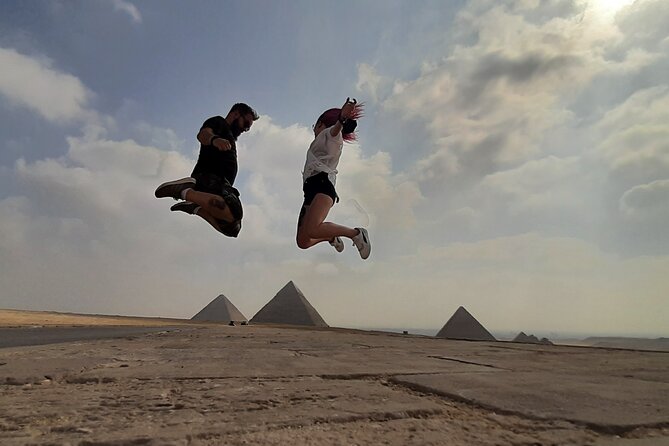 Private ALL INC Trip To Cairo From Hurghada with Camel Ride,( ATV ) & Felucca - ATV driving across the Giza desert