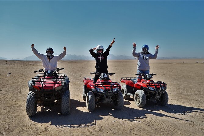 Private ATV Quad Tour Safari With Dinner and Show - Hurghada - Riding across the Hurghada Desert