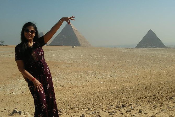 Private Day to Giza Pyramids, Egyptian Museum and camel sunset - Ending with a one-hour camel ride at sunset